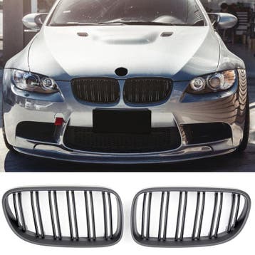 Grille Mat zwart geschikt voor BMW 3 Serie E92 E93 |