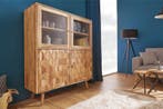 Massief houten dressoir MYSTIC LIVING 140cm naturel acacia, Ophalen of Verzenden, Nieuw