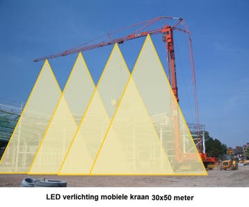 Hijskraan schijnwerper RVS 300W / 51.000 LUMEN 230VAC of..., Nieuw