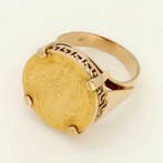 Ring - 18 karaat Geel goud, Sieraden, Tassen en Uiterlijk, Nieuw