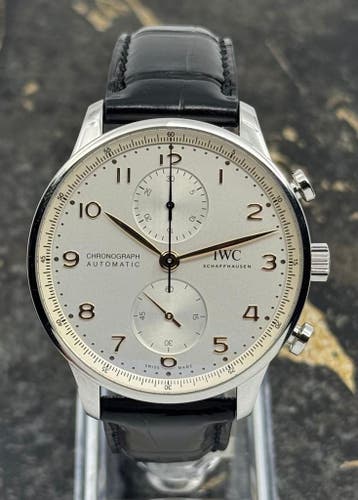 IWC Portugieser Chronograph 41mm - Silver Dial - IW371604, Nieuw, Polshorloge, Overige merken