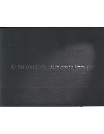 2006 CARVER ONE BROCHURE ENGELS, Boeken, Nieuw, Chevrolet, Author