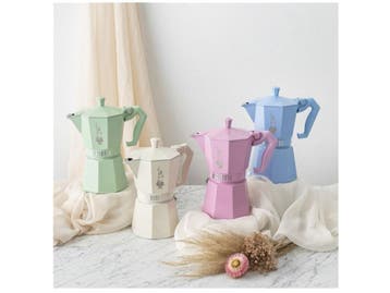 Bialetti Moka Exclusive - Moka Express - 6 kopjes - Groen, Verzenden, Zo goed als nieuw