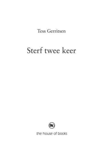 Sterf twee keer, Ophalen of Verzenden, Nieuw
