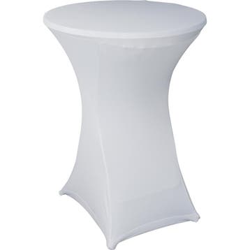 Statafelhoes voor statafel 80 tot 85 cm kleur wit - tafelrok, Ophalen of Verzenden, Nieuw in verpakking, Horecatextiel