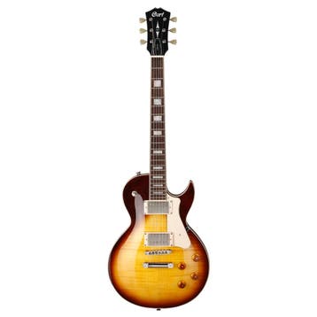 Cort CR250 VB2 Single Cut Elektrische Gitaar Black, Ophalen of Verzenden, Nieuw