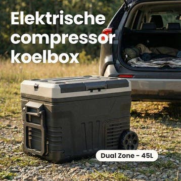 2dekans | Auronic Elektrische Koelbox - Compressor - 2 Zones, Ophalen of Verzenden, Zo goed als nieuw