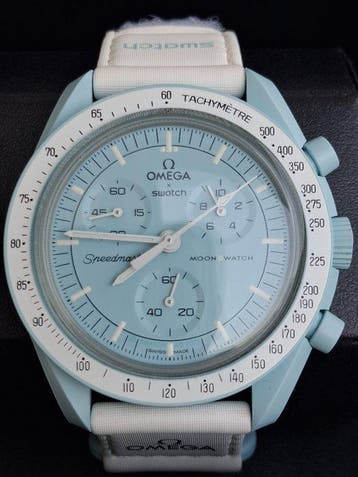 Omega x Swatch - MoonSwatch - Mission to Uranus - Zonder, Nieuw