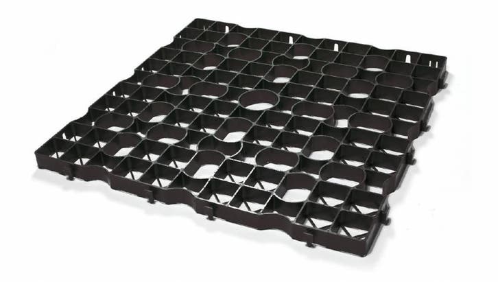 (TIP) Grastegel zwart ECCOdal 80 x 80 x 4 cm, Tuin en Terras, Overige Tuin en Terras, Nieuw, Verzenden