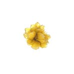 Goudgele bloem decoratie met glitters - Haarbloemen, Verzenden, Nieuw