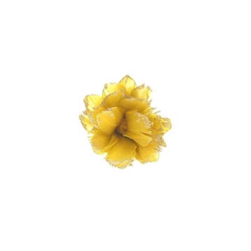Goudgele bloem decoratie met glitters - Haarbloemen, Verzenden, Nieuw