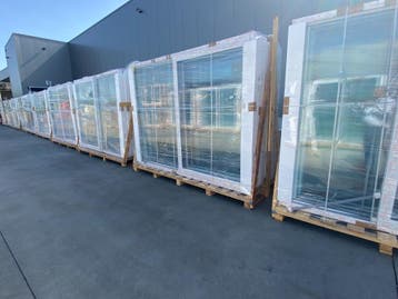 Binnen 10 werkdagen aan huis geleverd, pvc raam, pvc kozijn, Verzenden, Nieuw, Buitendeur, Glas