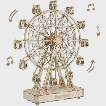 Robotime Rolife 3D Houten Reuzenrad Muziekdoos - Bouwpakket, Verzenden, Nieuw