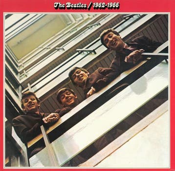 The Beatles - 1962-1966 (LP, 1973), Ophalen of Verzenden, Gebruikt