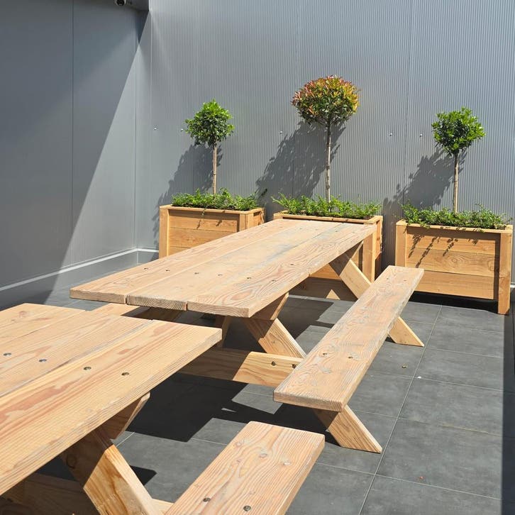 Picknicktafel EXTREME (kwaliteit) in verschillende maten, Tuin en Terras, Tuintafels, Nieuw, Hout, Rechthoekig