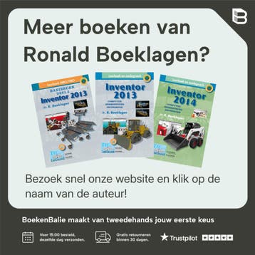 Leerboek MBO/HBO Inventor 2013 / Leerboek MBO/HBO, Verzenden, Zo goed als nieuw, Ronald Boeklagen