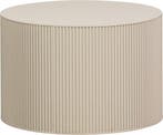WOOOD Sanne Bijzettafel - MDF - Antique Beige - 40x60x60, Verzenden, Nieuw