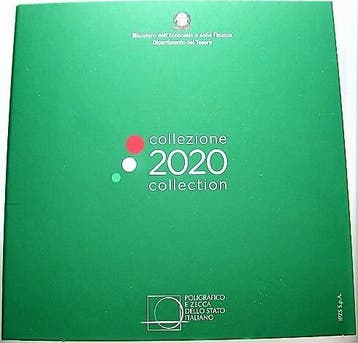 3,88 Euro,munten set 1 Cent-2 Euro 2020 Italien Republik, Postzegels en Munten, Verzenden