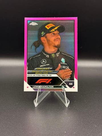 2023 Topps Chrome Refractor F1 Lewis Hamilton Pink 31/75 #18, Verzenden, Nieuw