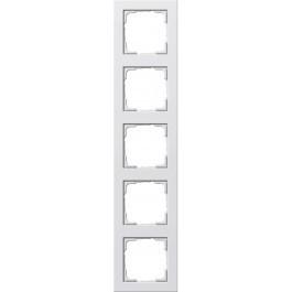 Gira E2 Afdekraam 5 voudig zuiver wit (hagelwit) 021529, Doe-het-zelf en Verbouw, Elektra en Kabels, Nieuw, Stopcontact