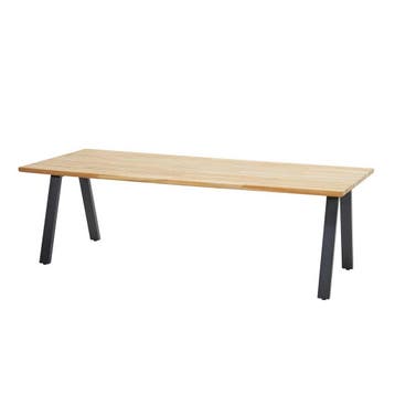 4 Seasons Outdoor Ambassador tuintafel 240 x 100 cm - teak, Verzenden, Nieuw