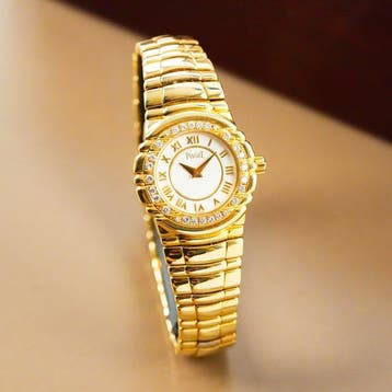 Piaget - Tanagra 18kYellow Gold Diamond Bezel - 16033 M 401, Nieuw