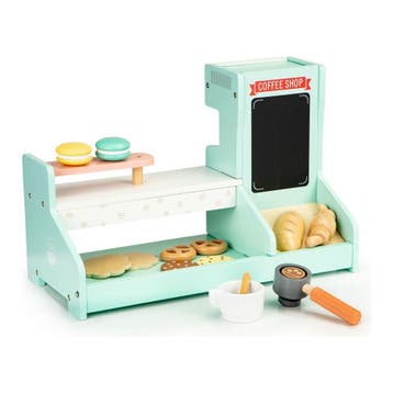 Ecotoys houten speelgoed koffie- & patisserie winkel 42,5 x, Kinderen en Baby's, Ophalen of Verzenden, Nieuw