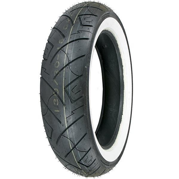 Shinko | Cruiser | Voor | 130/80-17 | White Wall, Motoren, Onderdelen | Harley-Davidson, Nieuw, Verzenden