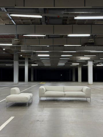 BB Italia Frank | Natural | NIEUWSTAAT + Garantie, 250 tot 300 cm, Ophalen of Verzenden, Zo goed als nieuw, Bank Hoekbank Bankstel Bankje Loungebank Banken Chaise Lounge 