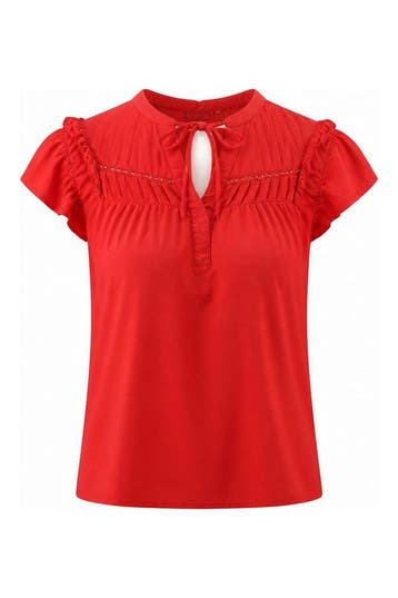 Vila Blouse in maat 42 Rood, Vila, Verzenden, Zo goed als nieuw, Rood