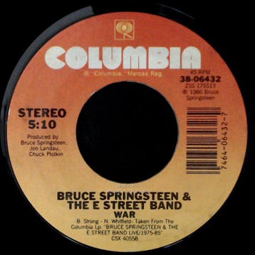Bruce Springsteen &amp; The E Street Band - War / Merry, Verzenden, Gebruikt