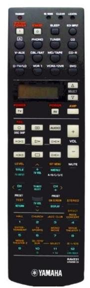 Afstandsbediening Yamaha rav231 rx-v1000rds rx-v1200rds, Audio, Tv en Foto, Afstandsbedieningen, Origineel, Nieuw, Ophalen of Verzenden