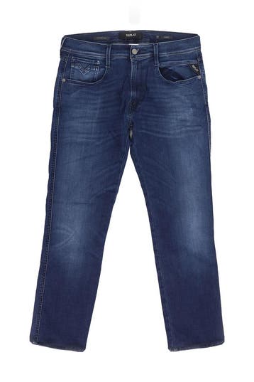 Replay Broek in maat 34 Blauw, Kleding | Heren, Verzenden, Zo goed als nieuw, Blauw, Replay