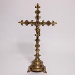 Altaar kruis, neogotiek, brons - Brons - 1850-1900