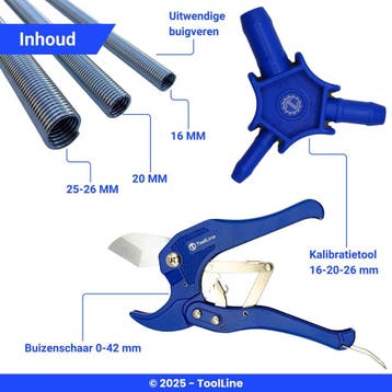 ToolLine | Meerlagenbuis | montage set | Perstang, Doe-het-zelf en Verbouw, Gereedschap | Handgereedschap, Verzenden, Nieuw