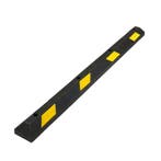 Rubberen varkensrug – wielstop - Geel & Zwart - Rubber -, Verzenden