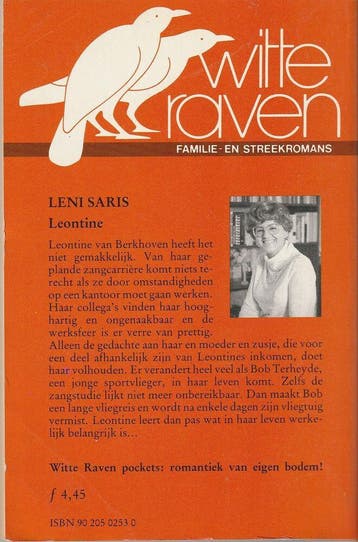 Leontine / Witte raven / 44 M 9789020502534 Leni Saris, Boeken, Verzenden, Gelezen, Leni Saris