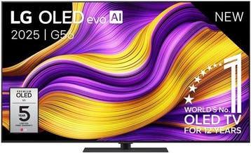 LG G5 OLED65G56LS - 65 inch - 4K OLED Evo Max - 2025 - Smart, Verzenden, Nieuw