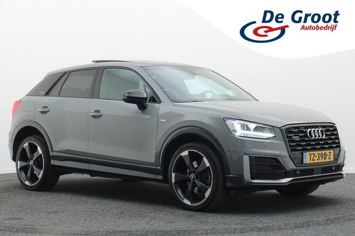 Zakelijke Lease |  Audi Q2 2.0 TFSI quattro Sport Edition #1, Auto's, Audi, Onderhoudsboekje, Lease, Zwart, Automaat, SUV of Terreinwagen