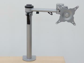 Monitorarm geschikt voor 1 monitor - aluminium grjis, Computers en Software, Ophalen of Verzenden, Gebruikt