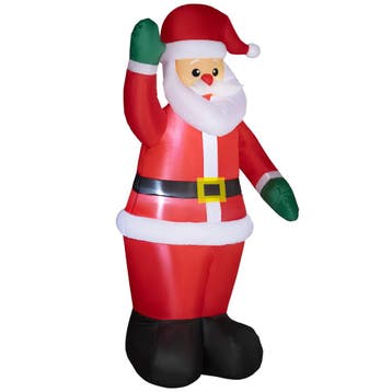 Kerstman, 1,84 M Hoog, Met LED-verlichting, Zelfopblaasbare, Verzenden, Nieuw