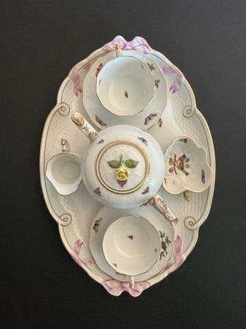 Herend - Herend - Ontbijtservies (9) - Porselein, Antiek en Kunst