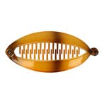 Haarspeld Bananenklem 11cm - Staartklem - Basic - Bruin, Nieuw