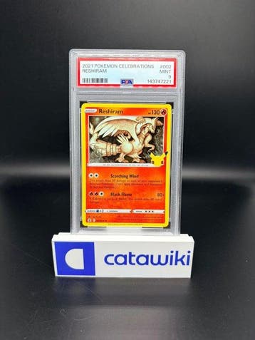 Pokémon - 1 Graded card - Reshiram 002/025 PSA 9 - Sword &, Nieuw