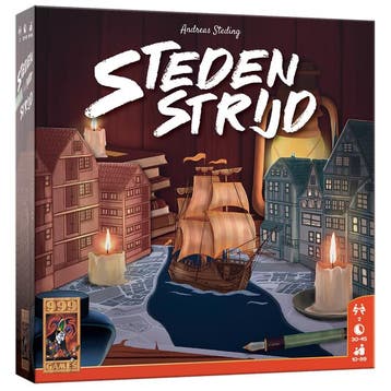 Stedenstrijd Bordspel, Hobby en Vrije tijd, Ophalen of Verzenden, Nieuw