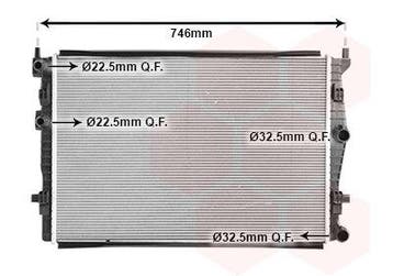 Geschikt voor Golf 8 Radiateur 1.0 1.5 tsi, Nieuw
