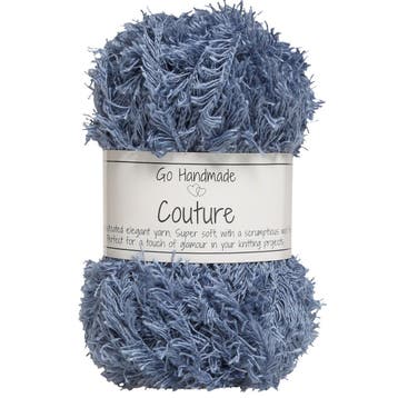 Go Handmade Couture - 17412 Jeans Blue - Harig Pluchegaren, Ophalen of Verzenden, Nieuw