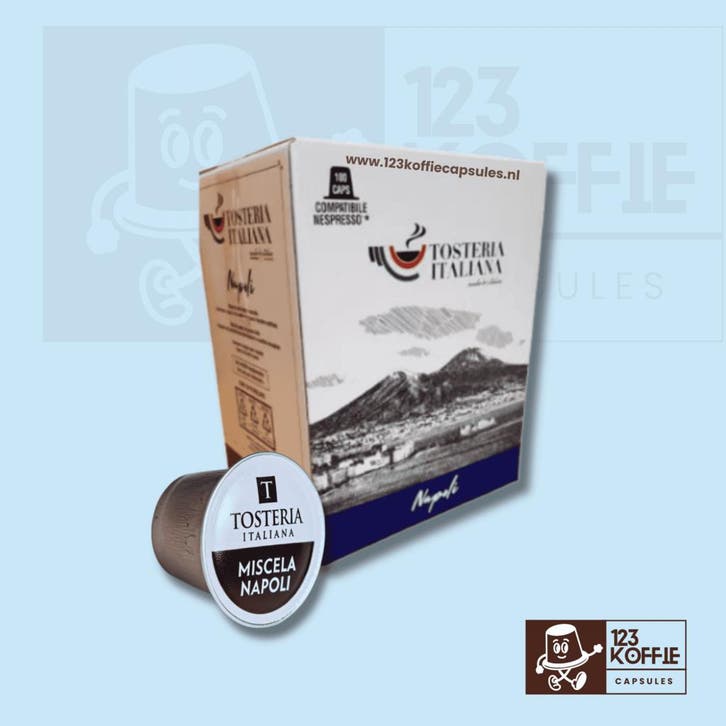 Sterke espresso capsules Nespresso – Napoli blend 100 stuks, Witgoed en Apparatuur, Koffiemachine-accessoires, Verzenden
