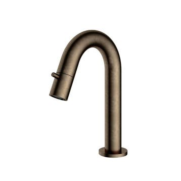 Fonteinkraan Hotbath Dude 1-knop gebogen 19.3 cm Rond, Doe-het-zelf en Verbouw, Sanitair, Ophalen of Verzenden, Nieuw, Kraan