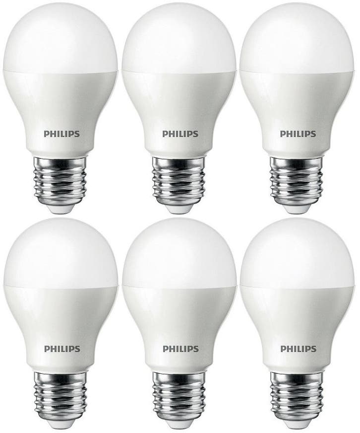 6 stuks Philips LED lamp E27 4W 350lm 6500K Daglicht Mat..., Huis en Inrichting, Lampen | Overige, Nieuw, Ophalen of Verzenden